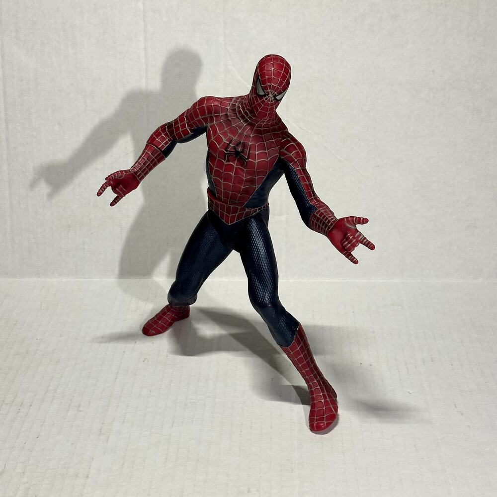 Marvel Spiderman 2002 Acrtion‎ Figure Vintage Movie Promo Poseable